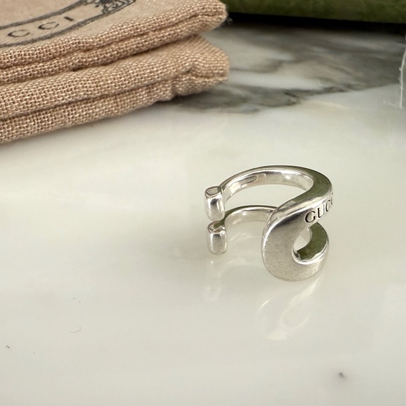 GUCCI 773042 Silver AG925 Earring Ear Cuffs - Picture 7 of 7